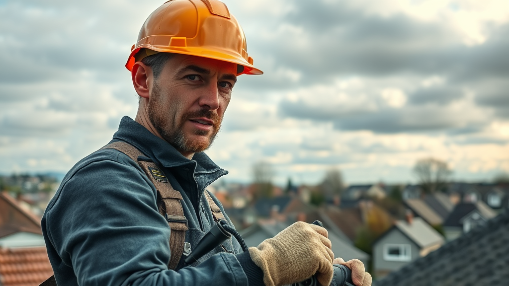 Professional conducting roof replacement inspection for reliable services.