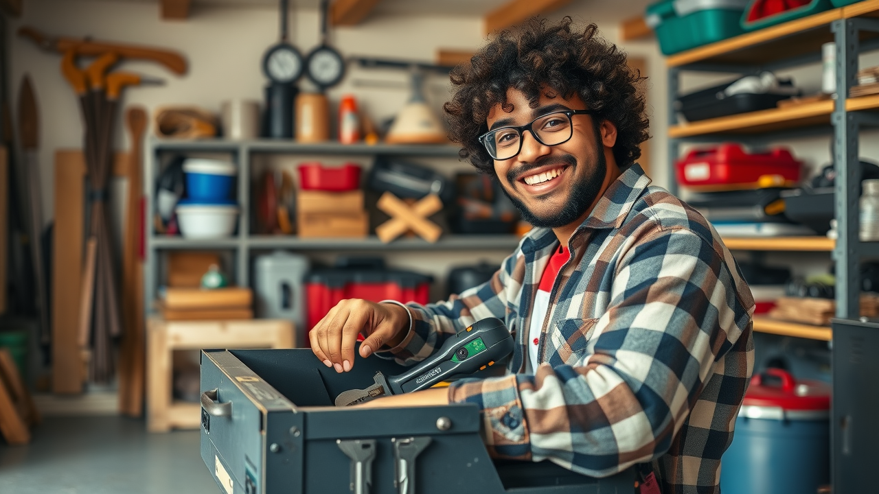 motivated beginner organizing home repair tools, diy home repairs cost savings, organized garage