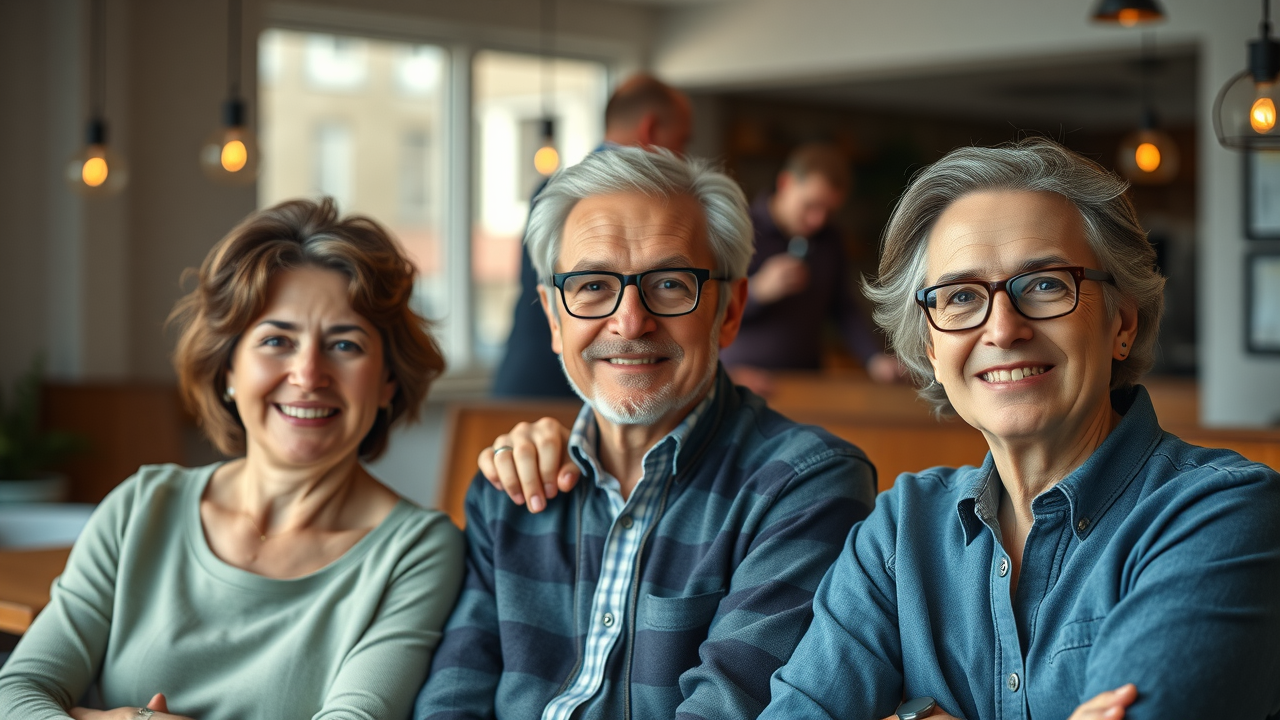 Diverse consumer group supporting right to repair movement in a modern workshop