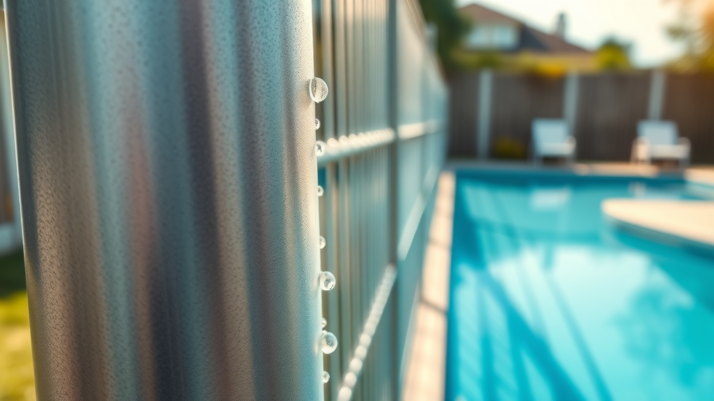 Corrosion-resistant aluminum fence post highlighted for lasting warranty