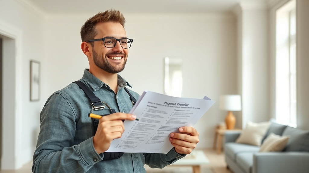 Fixed price painting ensures cost control with professional painter and checklist