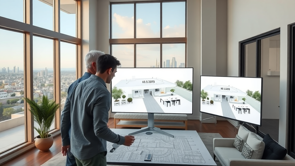 ADU contractor in Los Angeles, California presents 3D ADU designs to clients