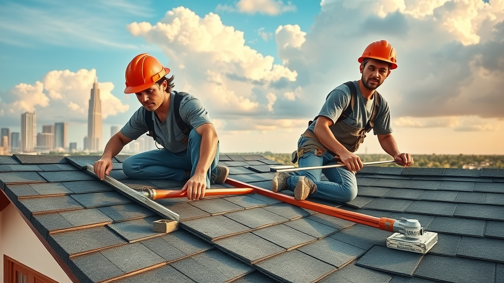 Roofers replacing shingles on Dallas house, emphasizing careful roof replacement in Dallas, Texas