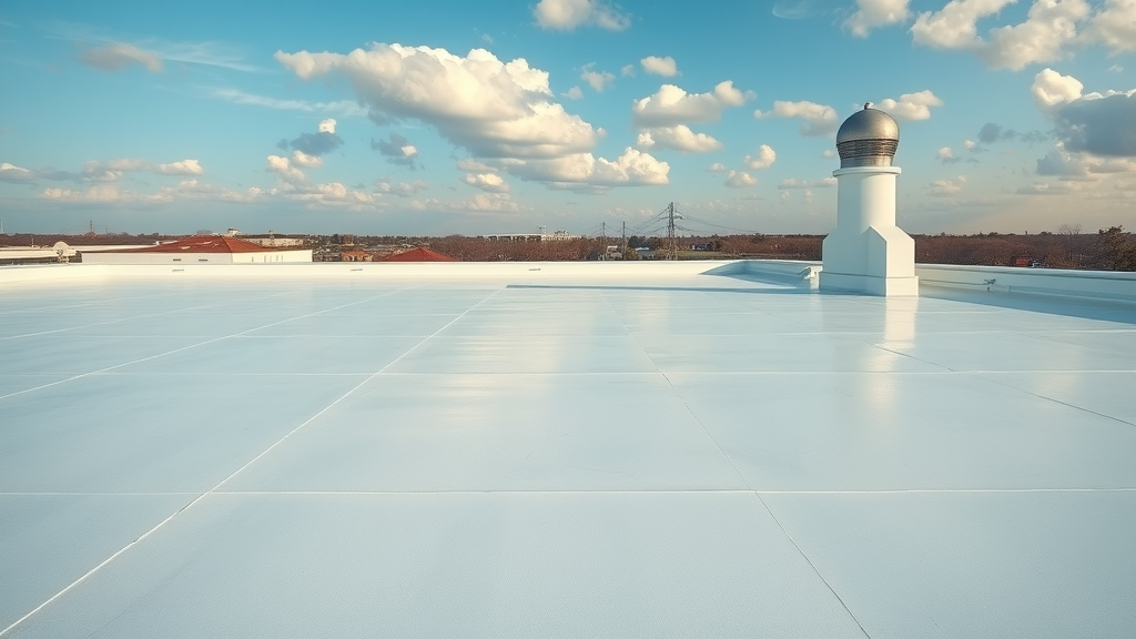 Energy-efficient commercial roof in Round Rock, Texas with flawless installation