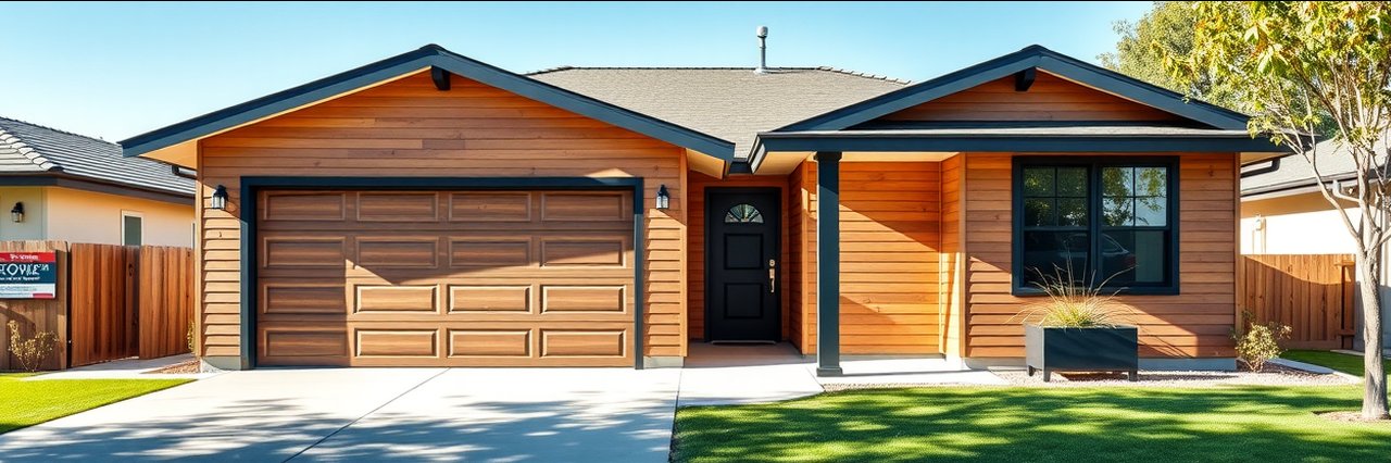 Modern custom home additions in San Jose, California with stylish wood accents