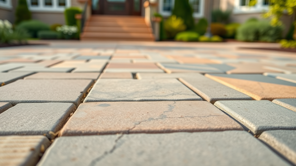 High-quality interlocking paver installation detail by Richmond, California professionals