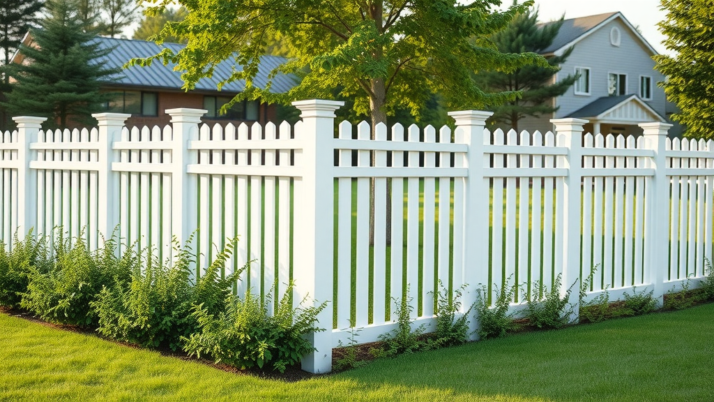 Secure commercial residential fencing around office and home properties