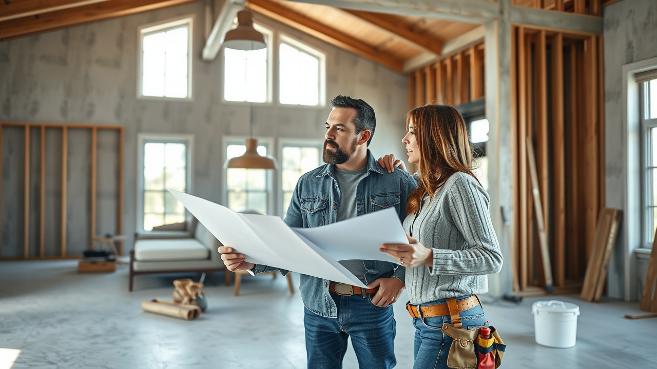 Sunnyvale custom home renovations contractor and client planning remodel.