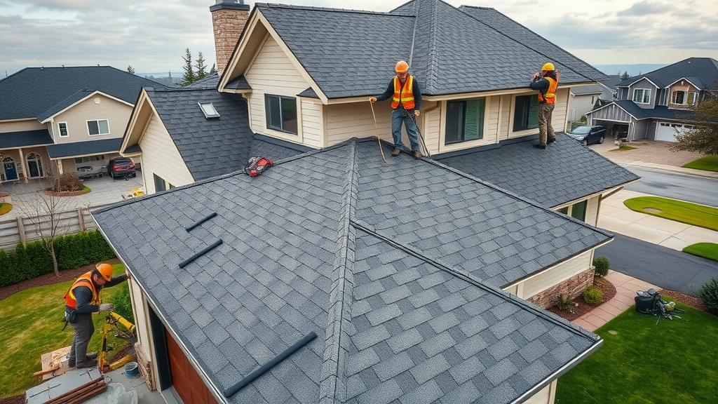 Professional roof replacement services in Tacoma, Washington neighborhood