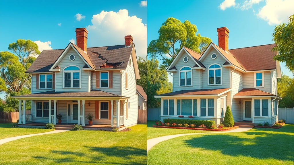 comparison graphic houses with and without termite control, impact of delay on repair costs