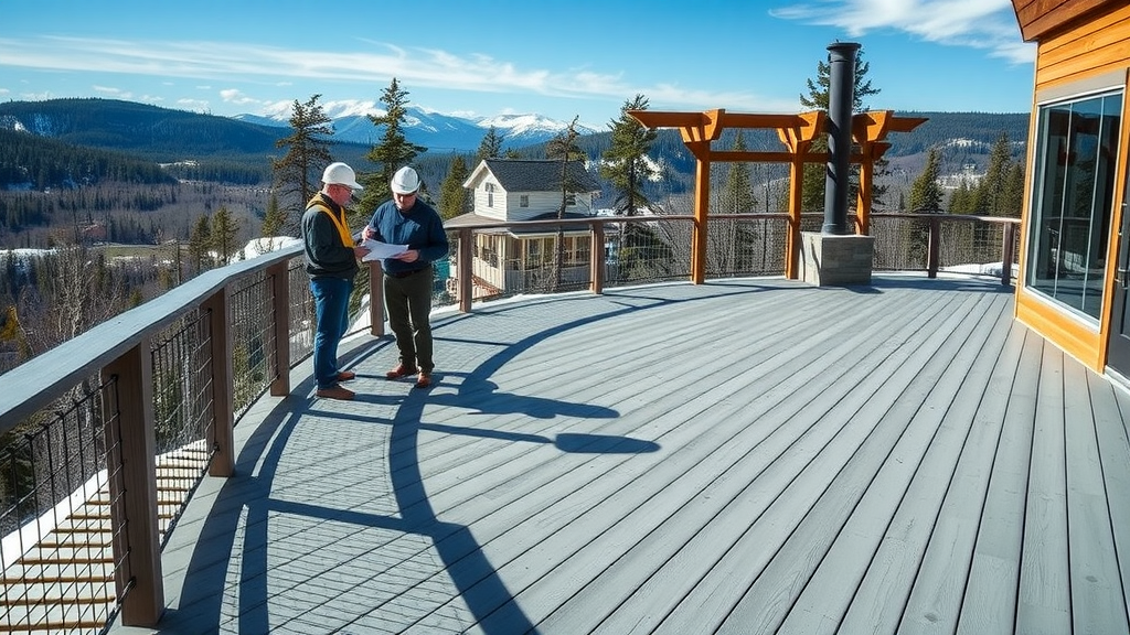 Professional trusted custom deck design near Evergreen, CO with builders onsite