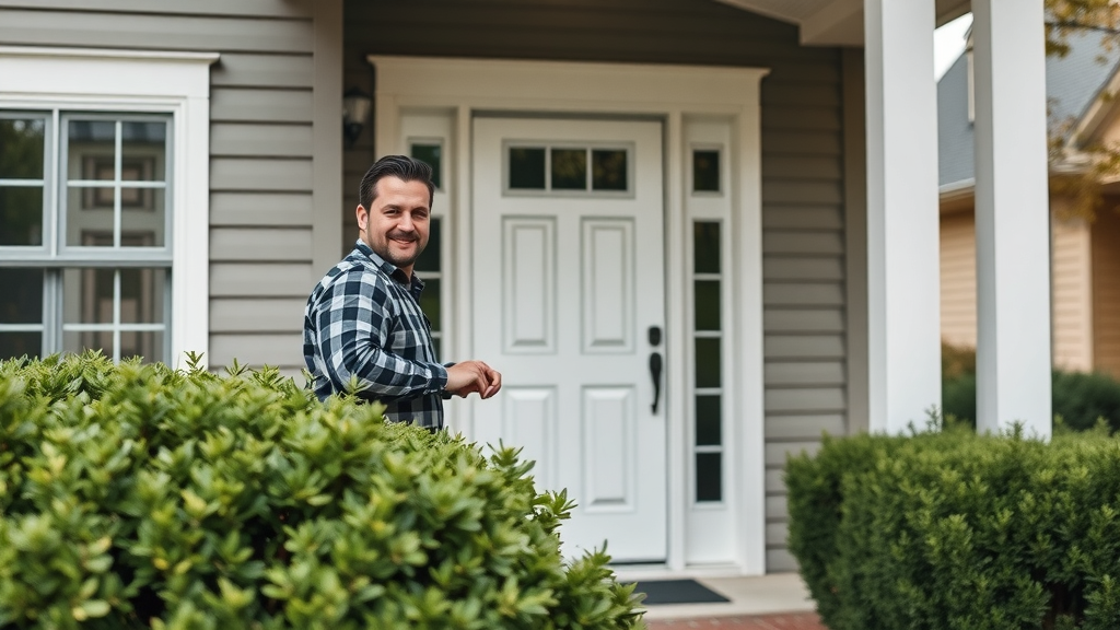 Trusted door installation company expert fitting front door in Summit NJ
