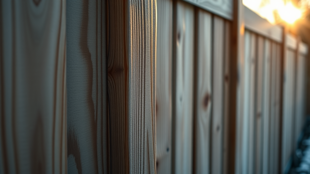 High-quality weather-resistant privacy fence panel in Denver, close-up detail