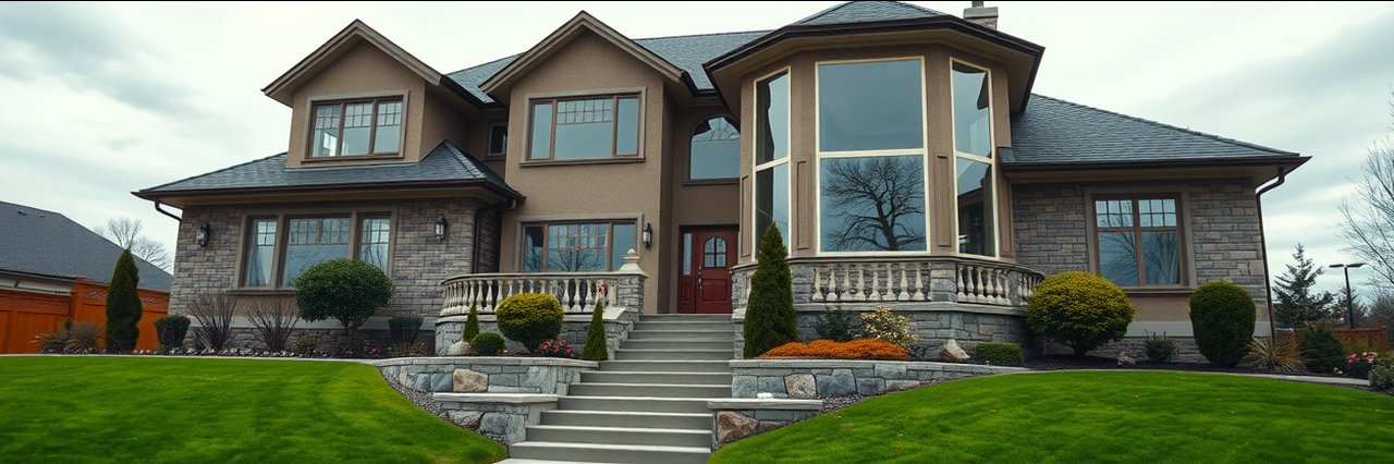 Elegant home with new windows, best window installation in Charlotte, NC.