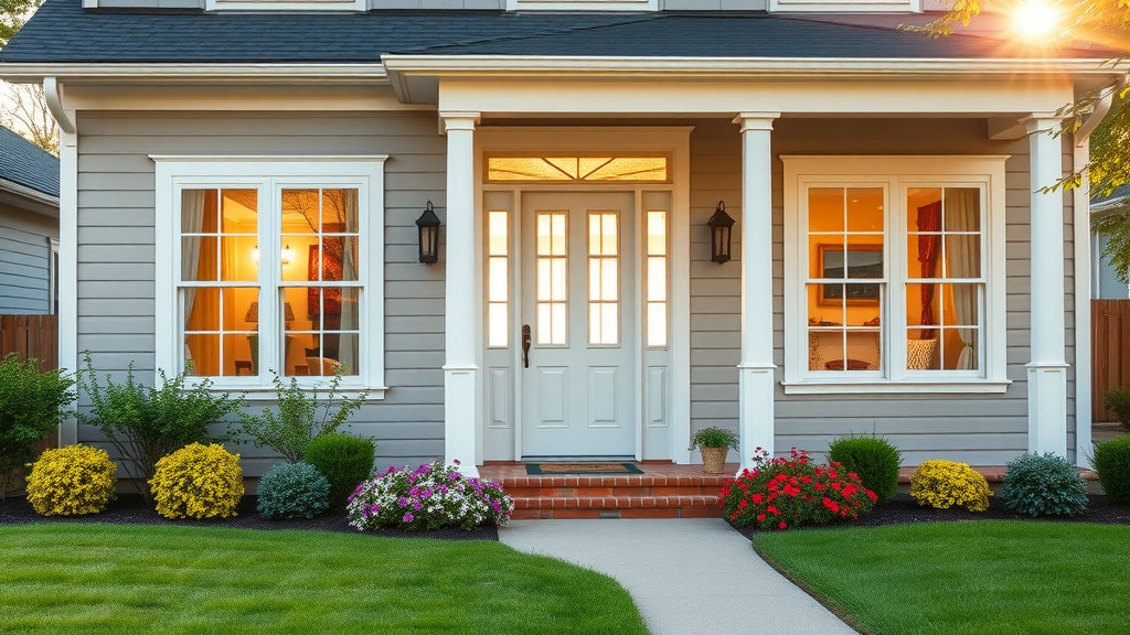 Best window installation in Charlotte, NC home exterior with modern windows and curb appeal