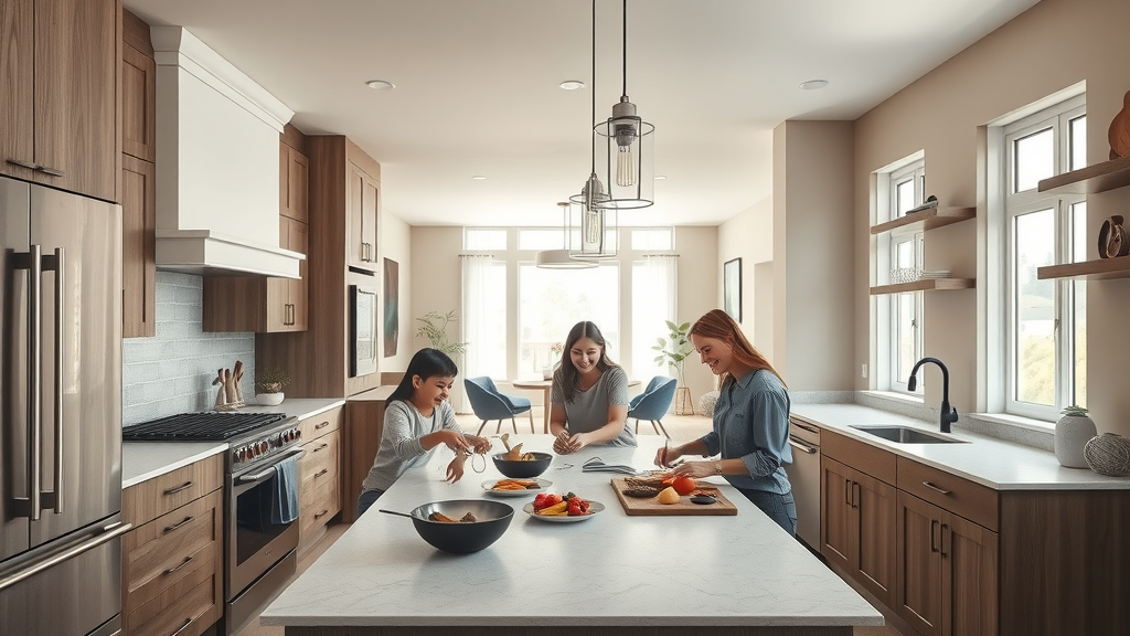 High-end kitchen remodel by C&amp;M Home Revival with energy-efficient features