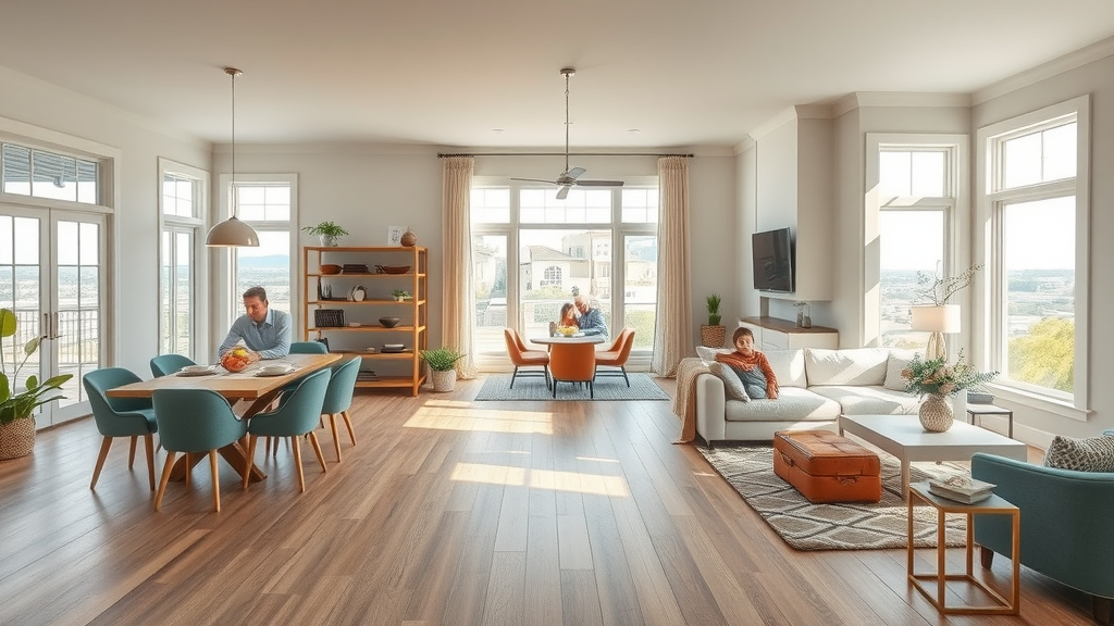 Stunning new flooring from consultation in Nashville, TN open-plan family home