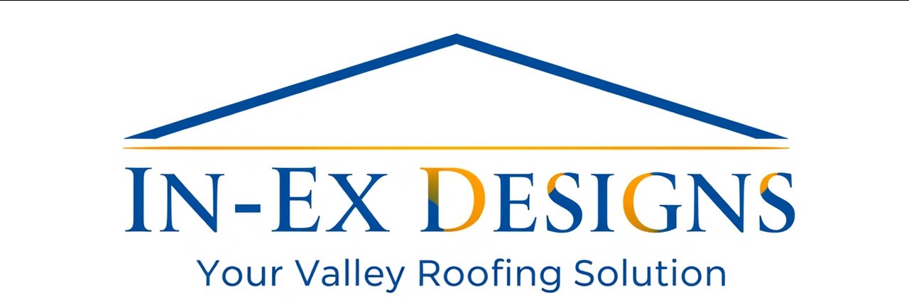 Professional logo for roof inspection phoenix, az with stylized roof design