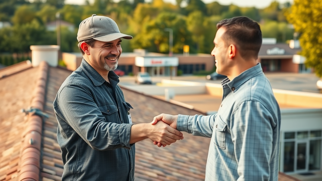 Commercial roofing contractor and business owner in Wake Forest, NC