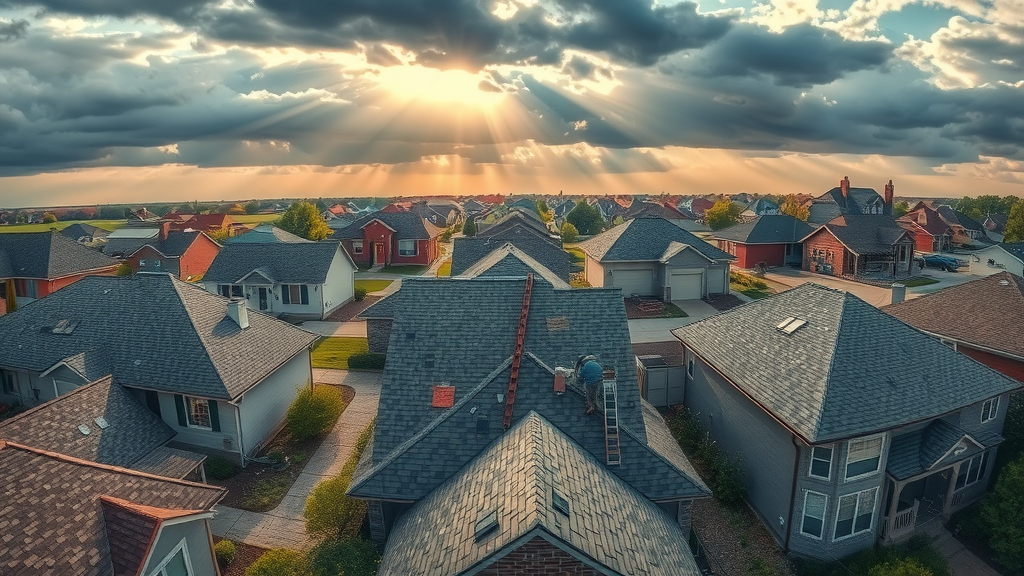 Tulsa roofs repaired after hailstorm showcase urgent roof services and skilled teamwork.