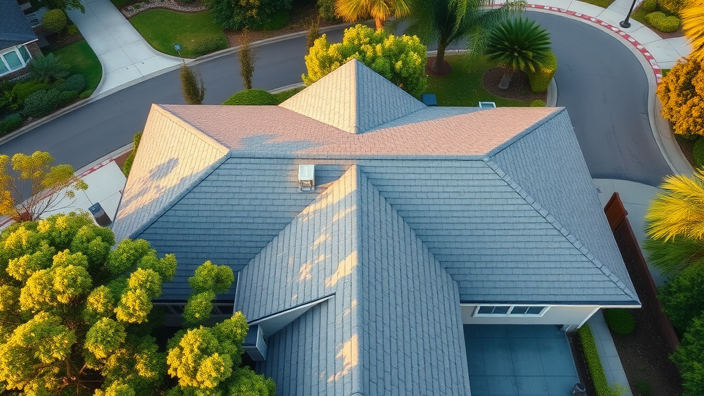 Freshly installed roof on Campbell, CA home by a trusted roofing contractor.