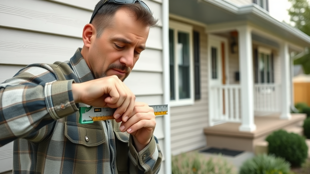 Sussex WI home remodeling craftsman installing new siding with expert precision