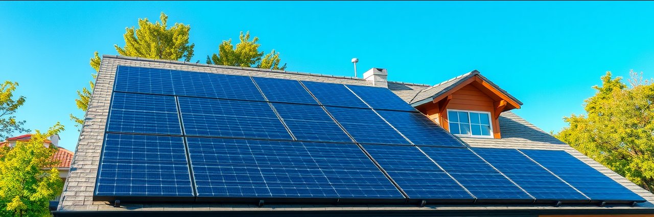 Residential solar installation in Sacramento, CA on suburban home rooftop.